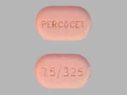 Percocet 7.5/325 mg Orange Pill – Oxycodone & Acetaminophen Tablet. Orange oblong Percocet 7.5/325 mg tablet imprinted “PERCOCET 7.5/325” for oxycodone/acetaminophen pain relief.