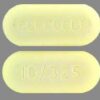 Percocet 10 mg-325 mg Yellow Oval Tablet – Oxycodone and Acetaminophen. Yellow oval Percocet 10 mg-325 mg tablet imprinted “PERCOCET 10/325” for oxycodone/acetaminophen pain relief